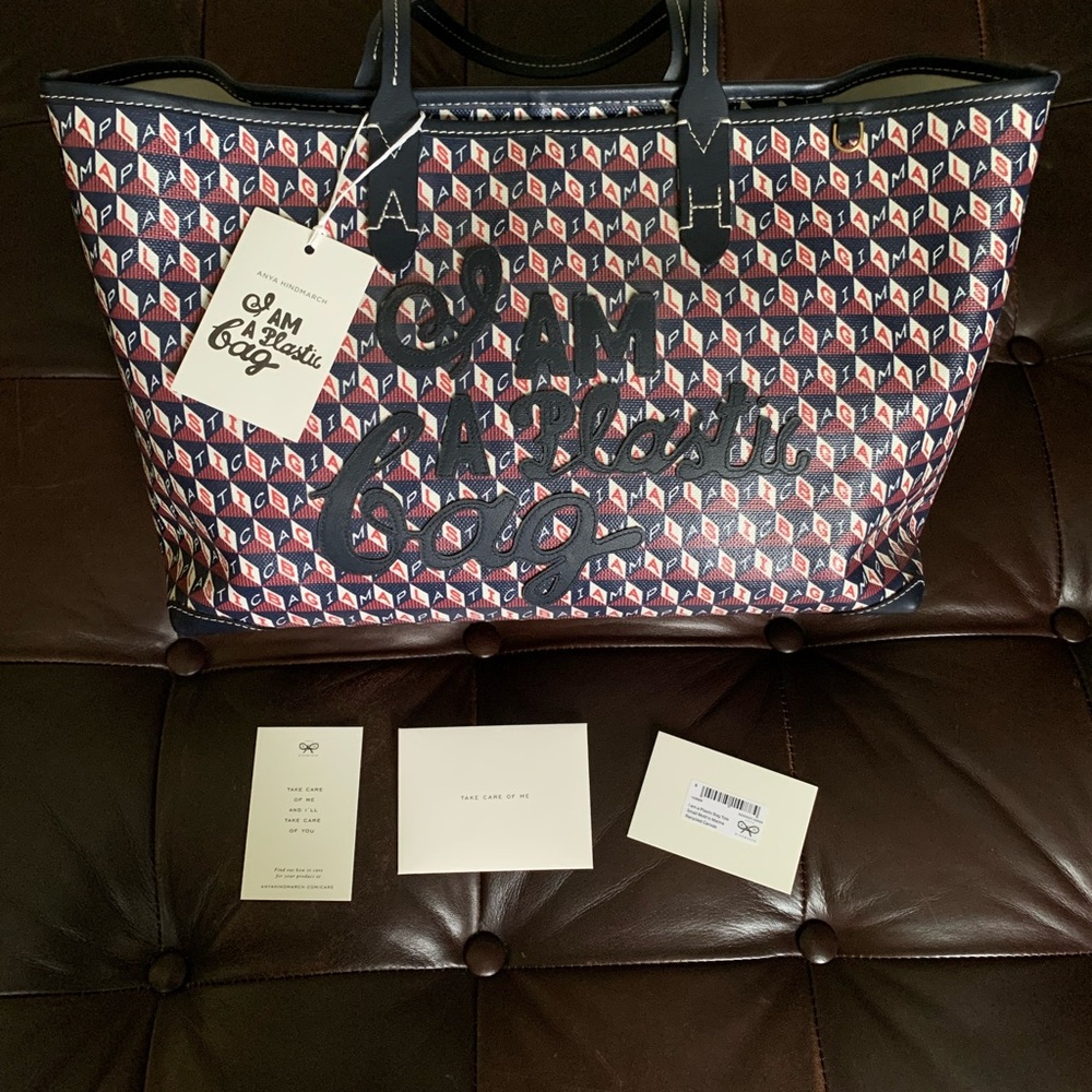 Anya Hindmarch Multicolor Geometric Tote